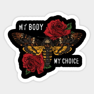 Feminism Women Rights My body my Choice Sticker